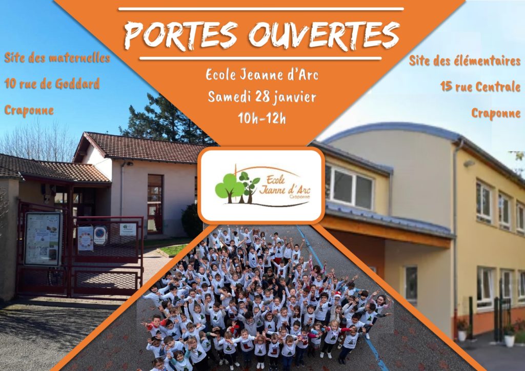 Portes Ouvertes Samedi Janvier Ecole Primaire Jeanne D Arc